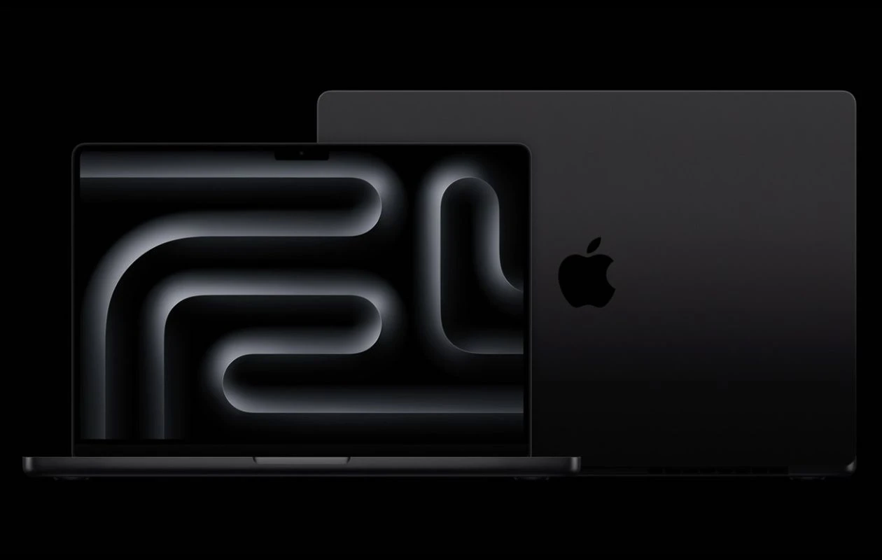 Papel de parede Space Black MacBook Pro com chip M3