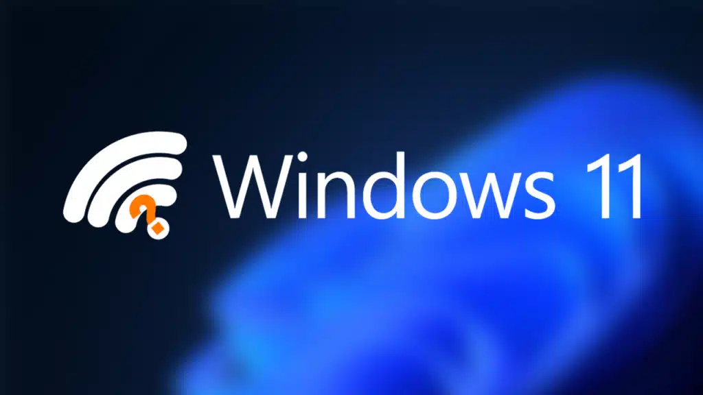 Ilustração representando problemas de Wi-Fi no Windows 11